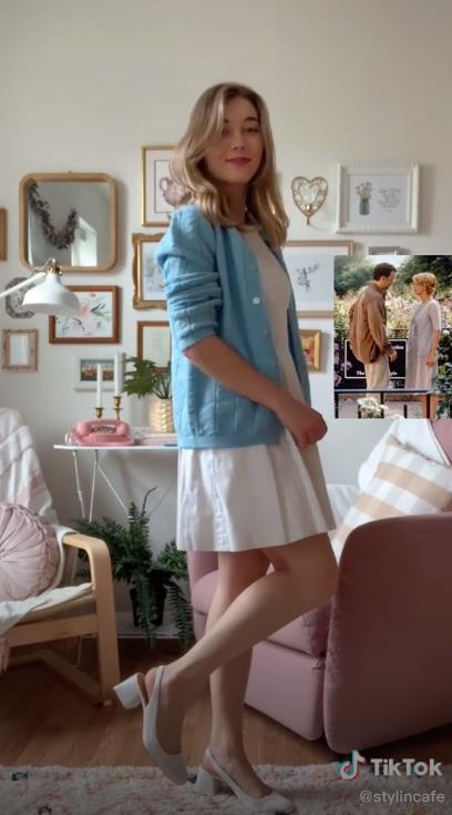 外國妹子紛紛模仿起梅格瑞恩的秋季穿搭，摩登雅痞風舒適又實用