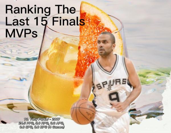 美媒列出了過去15年的總決賽MVP資料，並按實力給他們排名