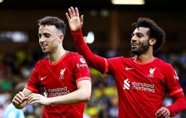 薩拉赫15球若塔10球，首次聖誕前2名紅軍球員英超進球上雙