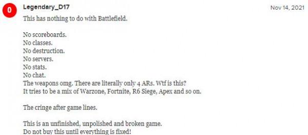 《戰地2042》M站遭使用者差評轟炸 玩家稱這已不是戰地 《戰地2042》M站遭使用者差評轟炸 玩家稱這已不是戰地