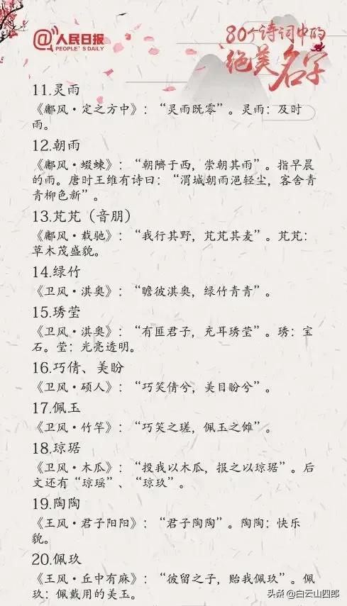 好聽又有內涵的寶寶（男女）名，二胎三胎家長有福了