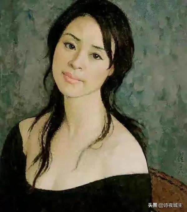 繪畫大師靳尚誼女人油畫，性情傳統純樸又時尚知性，令人賞心悅目