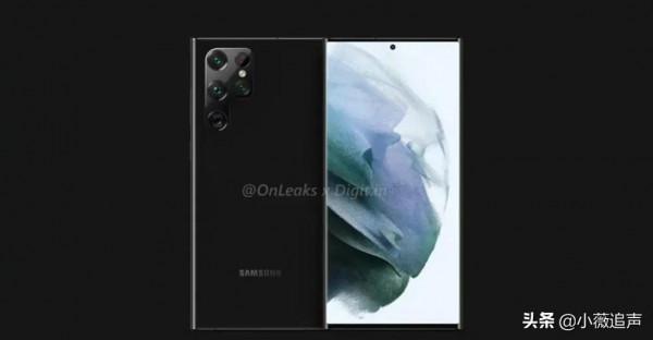 三星 Galaxy S22 Ultra 渲染圖