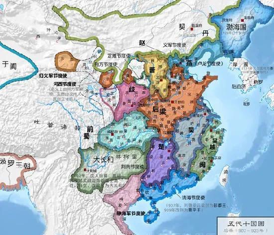 接替唐朝統治中原可不是宋朝，而是這五個朝代，十國都得靠邊站