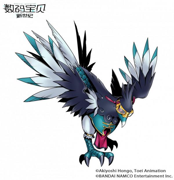 原創數碼寶貝喜鵲獸形象公開！神秘剪影海報再度放出