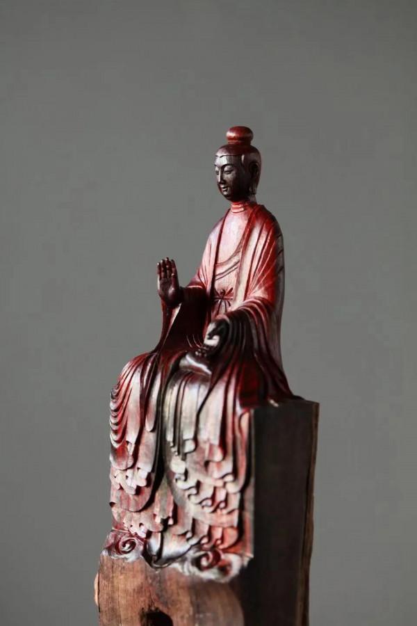 清供：小葉紫檀 | 北魏佛