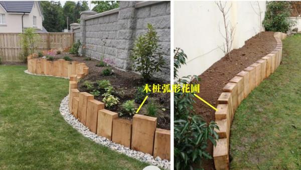 沿著院子圍牆，砌一圈花圃，40公分高低成本容易打理，養養花足矣