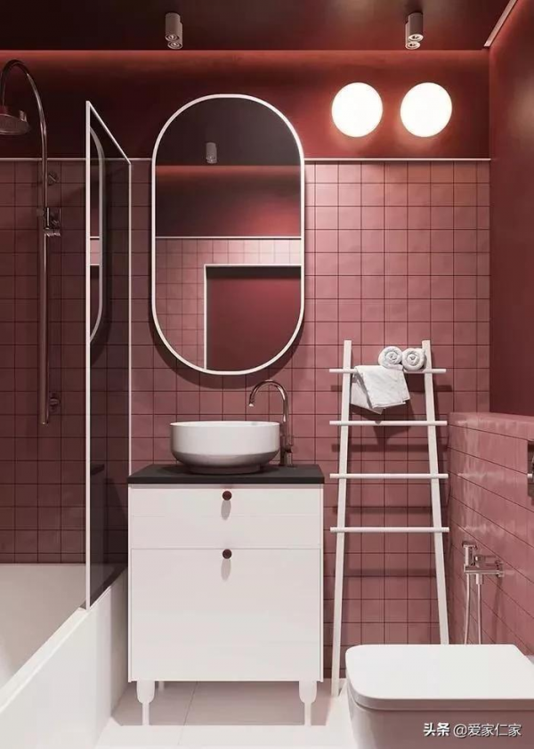 衛生間這樣設計，橫豎都是美