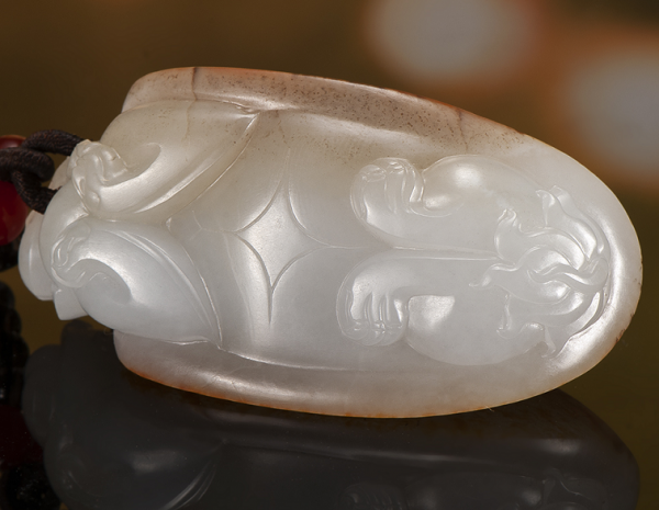 紅皮籽料龍龜，靈氣十足