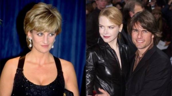 戴安娜露背裙迷人，29年前同框妮可也不輸，美人命運相似結局不同