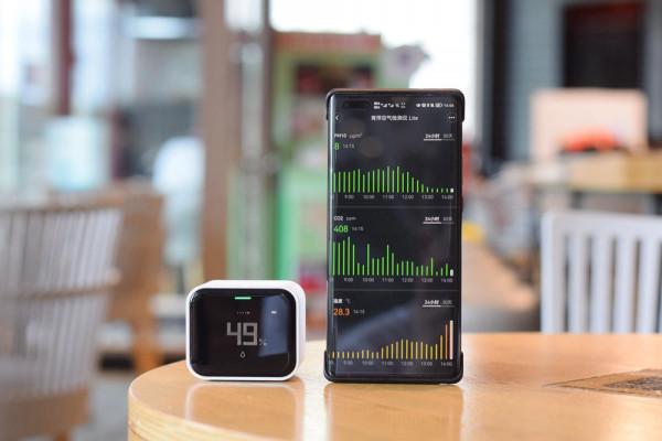 支援米家，看得見的空氣質量，這才是空氣檢測儀該有的樣子
