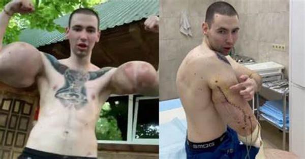 “俄羅斯大力水手”，61釐米手臂面臨手術，否則將有截肢風險