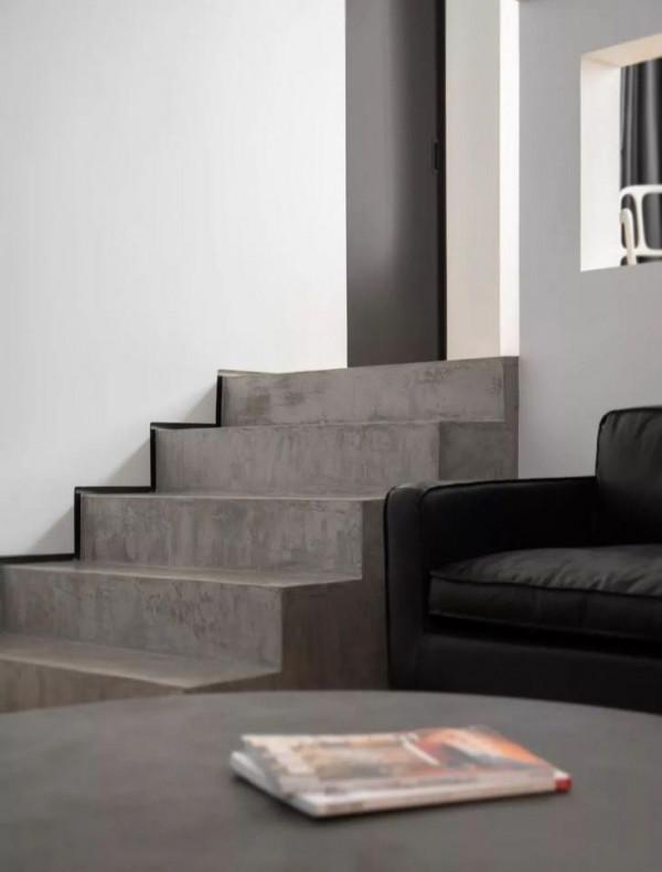 75平單身公寓，採用高差錯層的方法，創造不一樣的空間