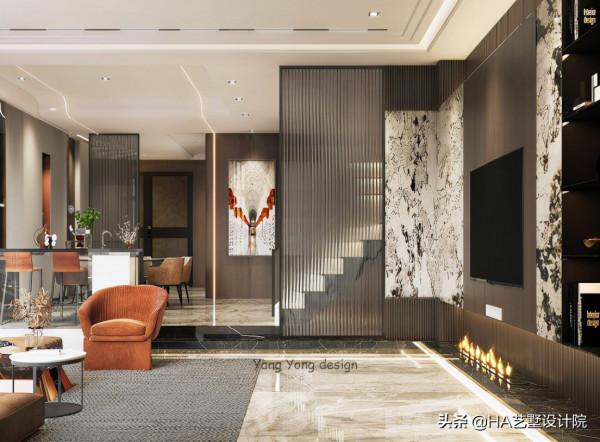 300㎡現代風,活潑撞色設計,輕奢質感美不勝收 300㎡現代風,活潑撞色設計,輕奢質感美不勝收