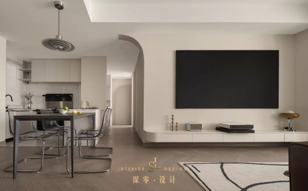 95㎡三室兩廳,堅持裝成這種風格是對的,無茶几餐廚一體乾淨溫馨 95㎡三室兩廳,堅持裝成這種風格是對的,無茶几餐廚一體乾淨溫馨