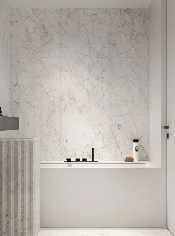 大理石衛生間設計，簡約輕奢