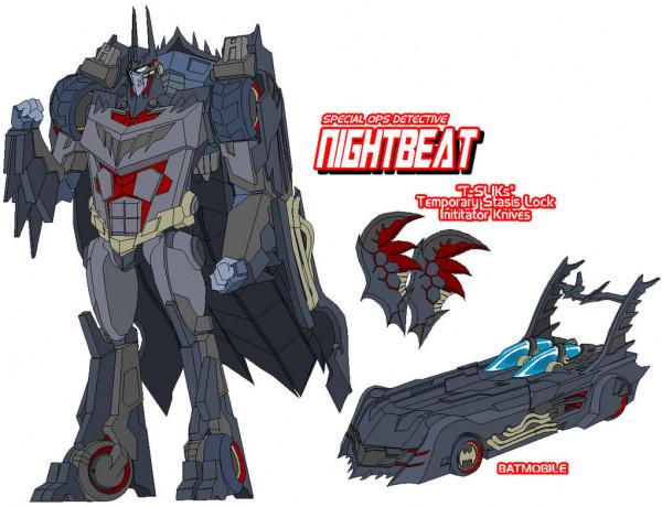 蝙蝠俠、超人、美少女戰士變形金剛概念設計，大家喜歡哪款設計？