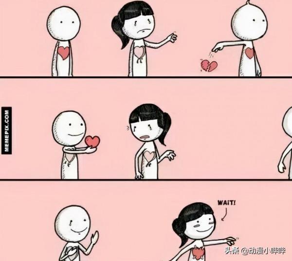 畫師創作的生活小漫畫，看似“扎心”卻充滿哲理，讓人無比感慨