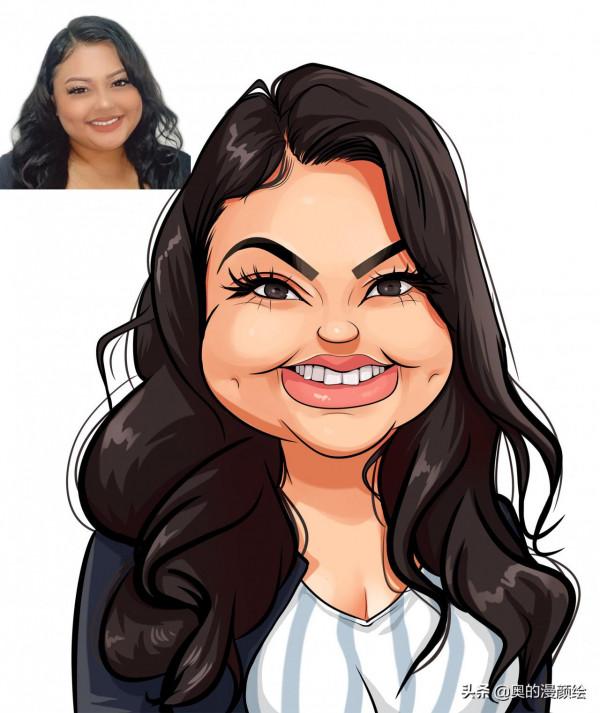 2021年畫的人物肖像漫畫作品精選