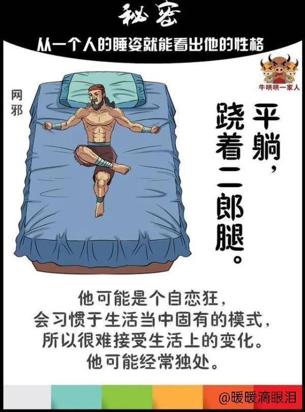 漫畫:7張圖教你透過睡姿就能看出他的性格…… 漫畫:7張圖教你透過睡姿就能看出他的性格……