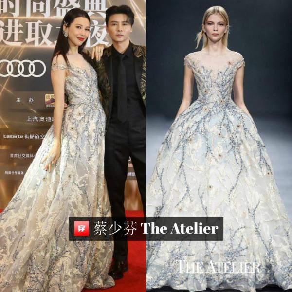 一場活動兩身高定禮服，楊穎再次豔壓全場！真的很漂亮啊