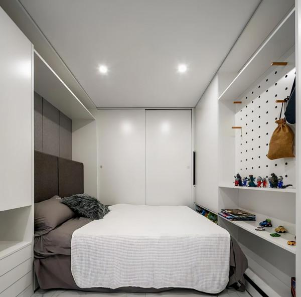 58平米一居變兩居,還有大客廳和步入衣帽間 58平米一居變兩居,還有大客廳和步入衣帽間