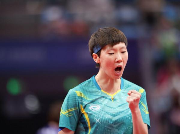 乒乓球——女團第一階段：山東隊勝黑龍江隊