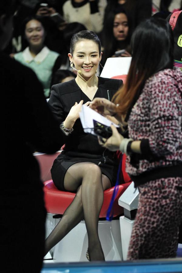 章子怡現在感覺也有些發福了