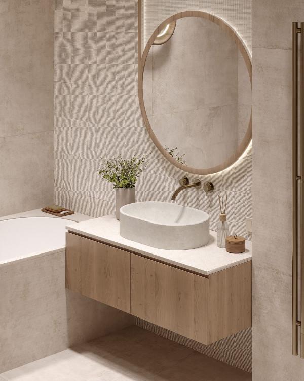 分享一套現代家居設計，奶油色的裝飾和舒適的燈光增添了時尚優雅