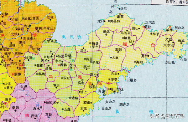 山東省的區劃變動，16個地級市之一，青島市為何有10個區縣？