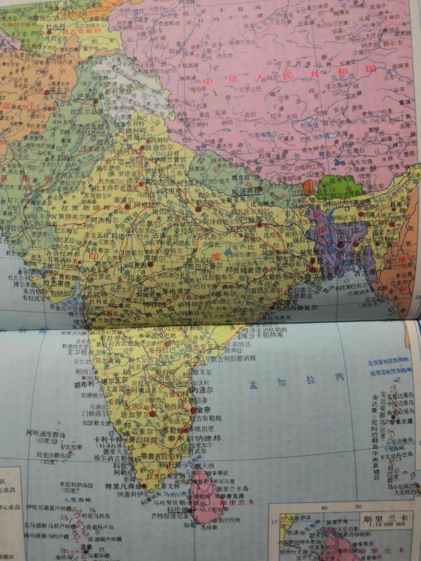 世界地圖變遷史—亞洲印度