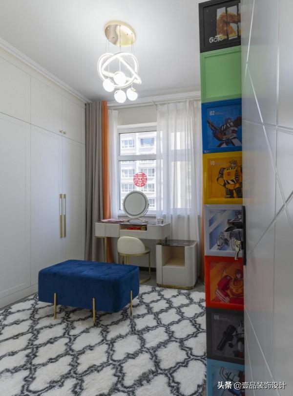 105m²現代簡約婚房，看完工效果，一眼就愛上