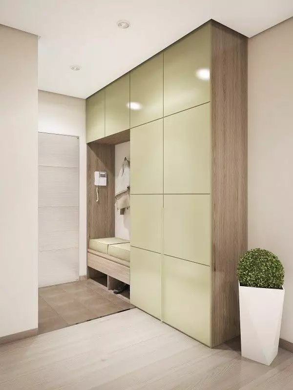 門廳鞋櫃+衣櫃的設計，實用又上檔次，連衣帽間都可以省了