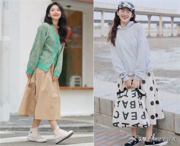 今年春天“懶人裙”火了，配平底鞋穿，既優雅時髦，又舒適不累腳