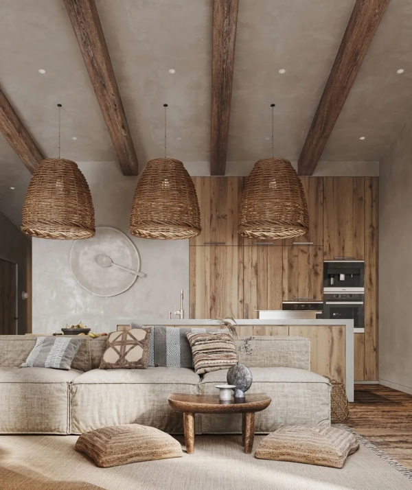 99㎡三居室，全屋裝滿大型傢俱，竟比120㎡還寬敞