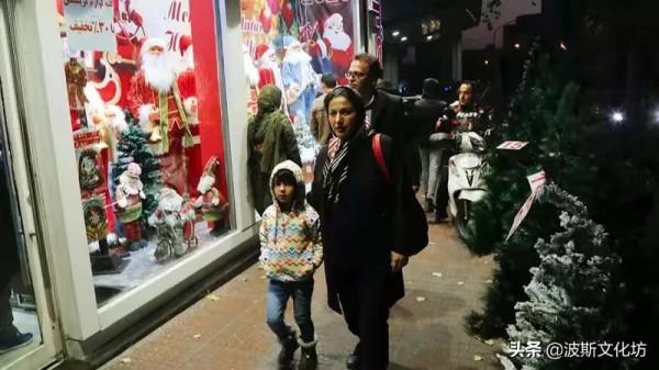 伊朗德黑蘭洋溢聖誕節氣息