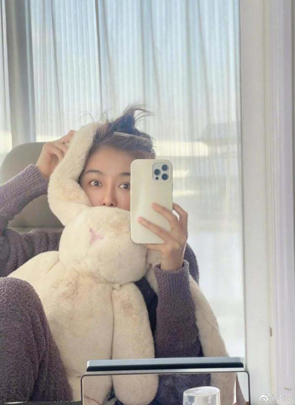 秦嵐，這顏值和體重，沒法比呀