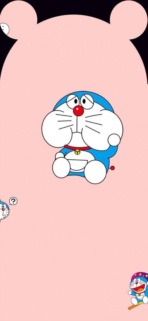 哆啦A夢桌布&sol;總有一個人為你在下雨天默默打傘