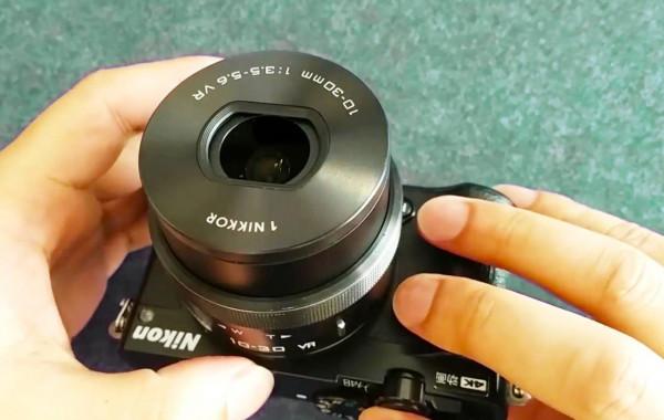 從抽屜拿出四年前的微單，這款尼康J5，有幾個功能體驗和手機很像