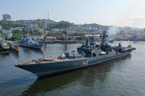 俄太平洋艦隊罕見大規模穿越宗谷海峽，目標日本？