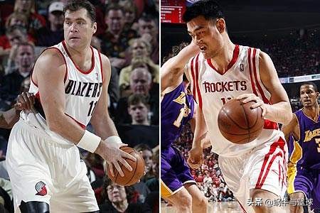 姚明與偶像薩博尼斯交手4次，看完對比，薩博尼斯還是更勝一籌