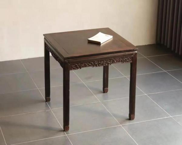 鐵力木太師椅方臺一套，安思遠同款圈椅，榆木八仙桌