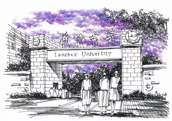 中國大學校門手繪，快來看有沒有你的大學