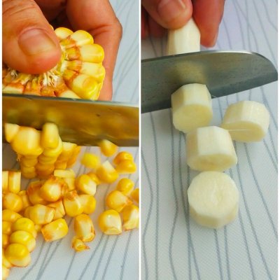 都怪山藥玉米泥 7+寶寶輔食，燜一鍋米飯都不夠吃