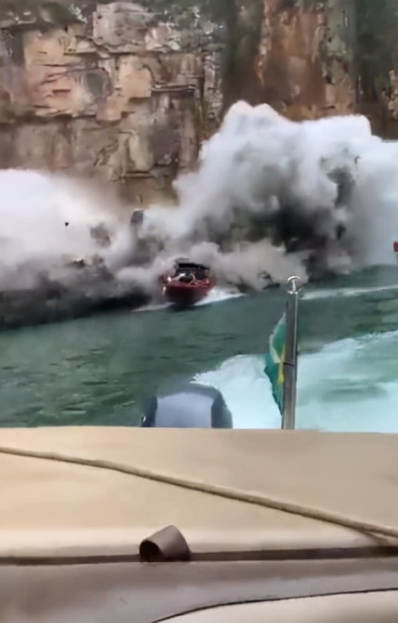 巴西峽谷坍塌，巖壁砸向遊船，導致7人死亡3人失蹤