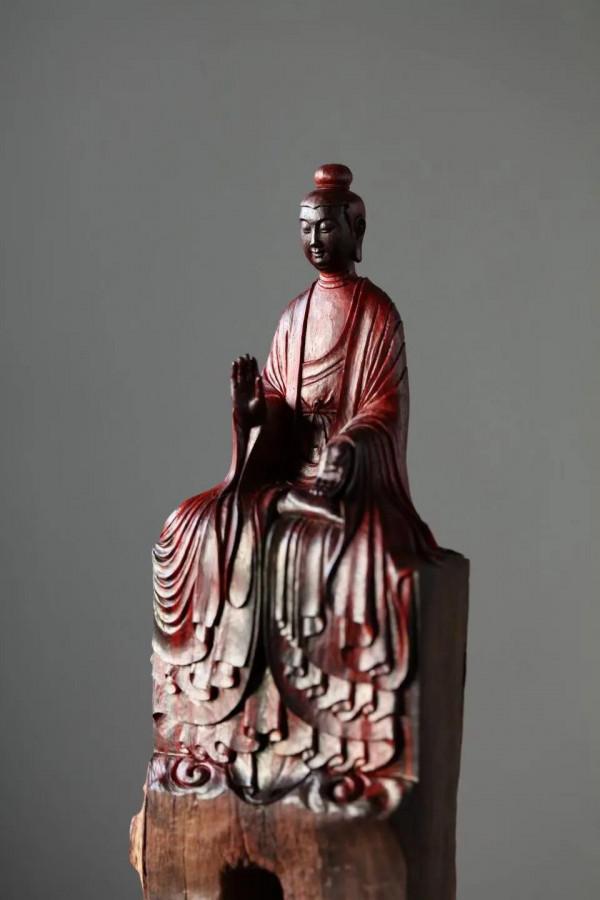 清供：小葉紫檀 | 北魏佛