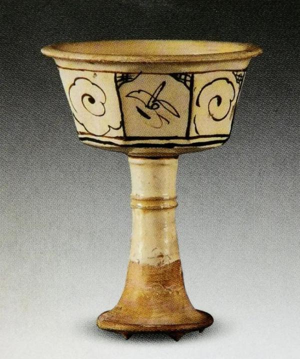 紀年銘文-明磁州窯褐地劃“永樂貳拾壹年”花卉紋梅瓶影象研析