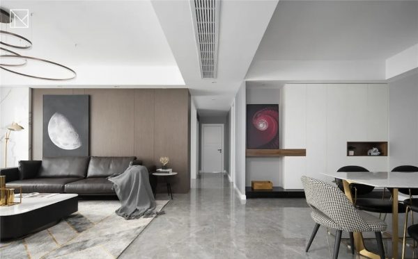 140㎡現代輕奢新房，頭次見這麼上檔次的裝修，尤其是電視背景牆
