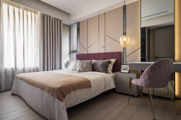 97㎡輕奢風兩居室，低調內斂，高雅時尚