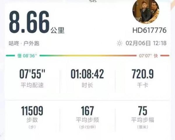 春節期間累計跑步48.78公里,成功打破每逢佳節胖三斤的定律 春節期間累計跑步48.78公里,成功打破每逢佳節胖三斤的定律